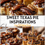 Chocolate turtle pecan pie treats drizzled with caramel and sprinkled with chopped pecans on a white plate